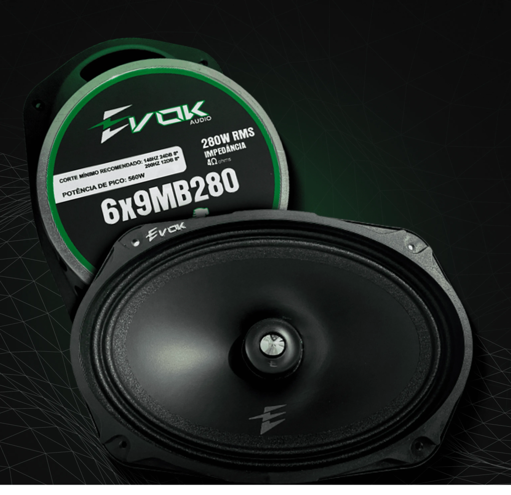 Par Alto Falante Evok 6x9 280rms 560w 4ohms - Mayber Eletronicos
