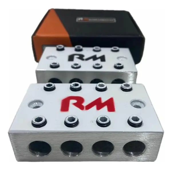 D_NQ_NP_2X_984151-MLB78092450432_082024-F-par-barramento-bloco-premiun-4x4-de-8-vias-aluminio-p-som